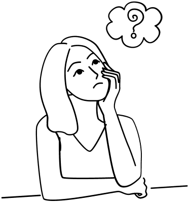 ShareMeシェアミーの悩む人の画像